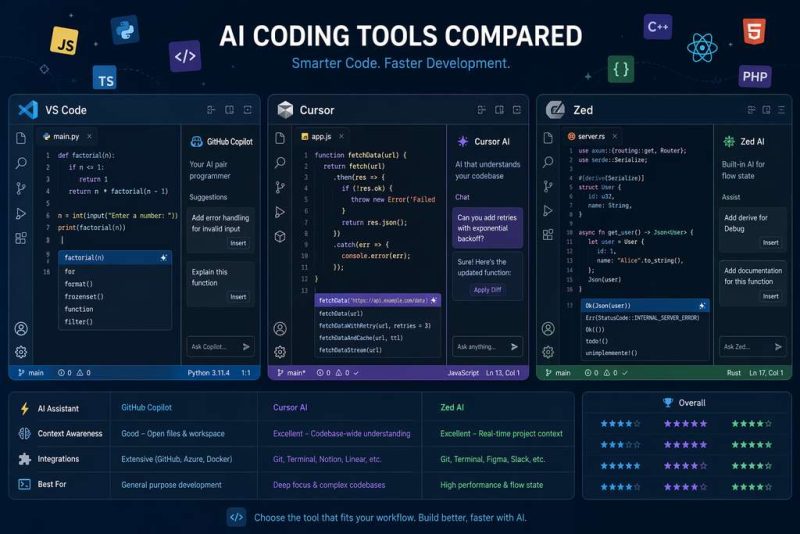 2026年最强AI编程工具横评：Cursor vs Copilot vs 通义灵码-AI智能库