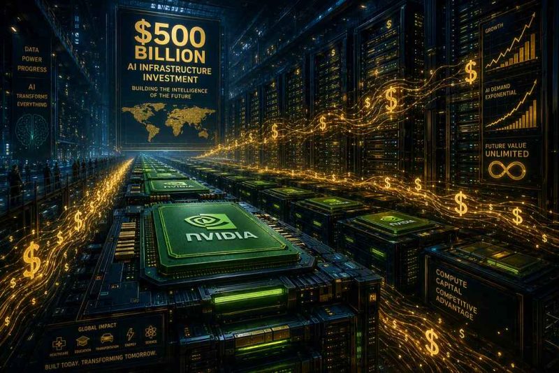 5000亿美元豪赌：英伟达联手华尔街六巨头，AI基础设施成