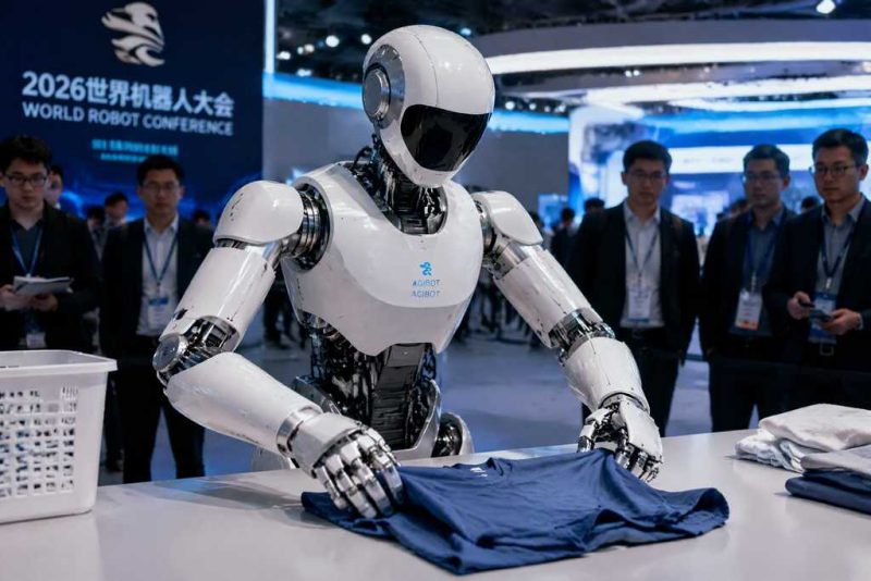 当机器人学会叠衣服：2026世界机器人大会揭示的具身智能临界点-AI智能库