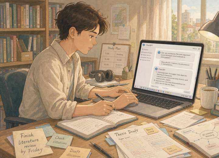 ChatGPT学术写作全流程：从开题到答辩的7个真实场景-AI智能库